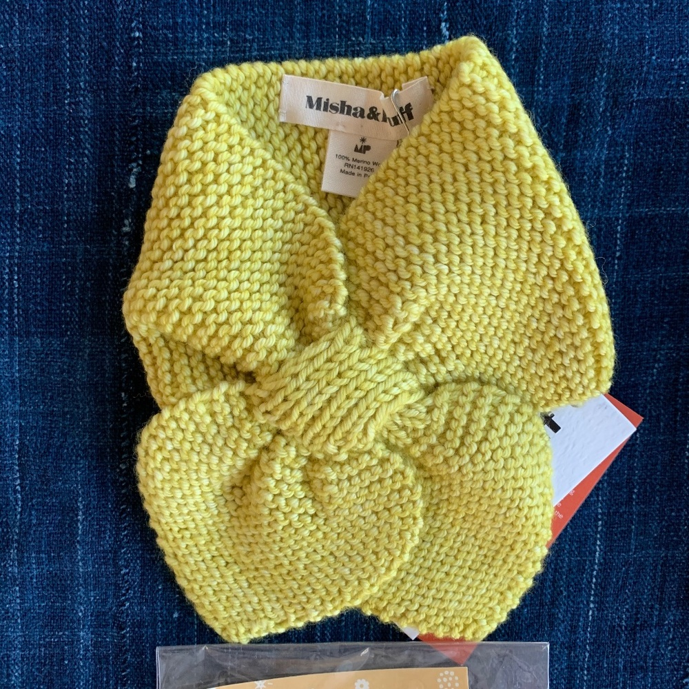 Misha & Puff Sledding Scarf Dijon